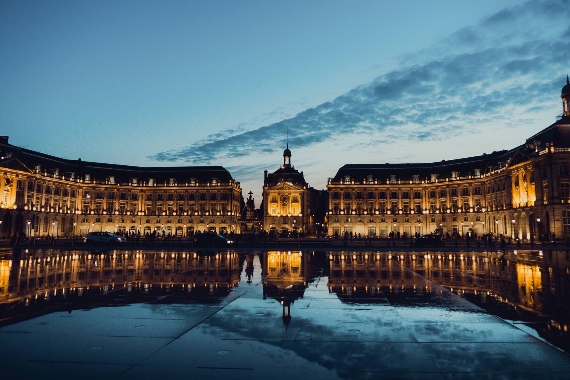 Place de la Bourse à Bordeaux - patrimoine UNESCO